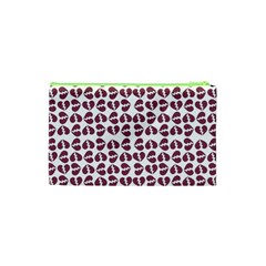 Love In Pieces Print Pattern Design Cosmetic Bag (XS) from ArtsNow.com Back