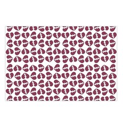 Love In Pieces Print Pattern Design Waist Pouch (Small) from ArtsNow.com Loop