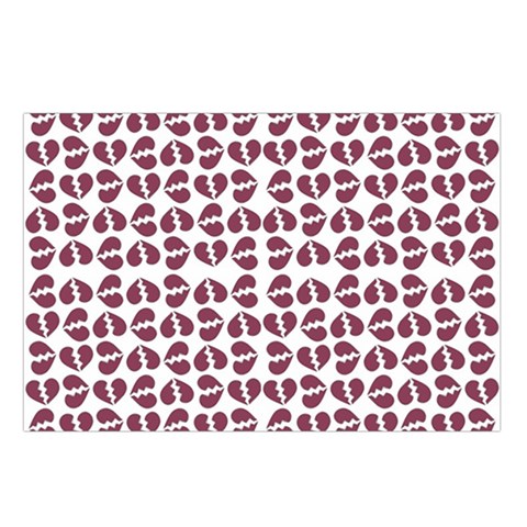 Love In Pieces Print Pattern Design Waist Pouch (Large) from ArtsNow.com Loop