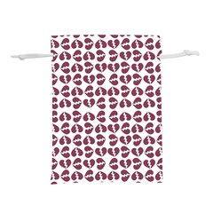 Love In Pieces Print Pattern Design Lightweight Drawstring Pouch (S) from ArtsNow.com Front