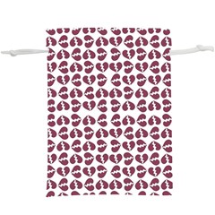 Love In Pieces Print Pattern Design Lightweight Drawstring Pouch (XL) from ArtsNow.com Back