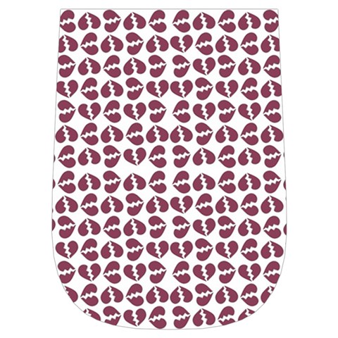 Love In Pieces Print Pattern Design Wristlet Pouch Bag (Small) from ArtsNow.com Left Side