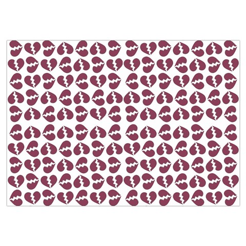 Love In Pieces Print Pattern Design Wristlet Pouch Bag (Small) from ArtsNow.com Belt Loop