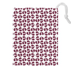 Love In Pieces Print Pattern Design Drawstring Pouch (4XL) from ArtsNow.com Front