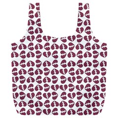 Love In Pieces Print Pattern Design Full Print Recycle Bag (XXXL) from ArtsNow.com Back