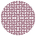 Love In Pieces Print Pattern Design UV Print Acrylic Ornament Round