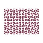 Love In Pieces Print Pattern Design Premium Plush Fleece Blanket (Mini)