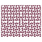 Love In Pieces Print Pattern Design Premium Plush Fleece Blanket (Medium)