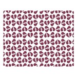 Love In Pieces Print Pattern Design Premium Plush Fleece Blanket (Large)