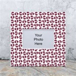 Love In Pieces Print Pattern Design White Box Photo Frame 4  x 6 