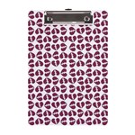 Love In Pieces Print Pattern Design A5 Acrylic Clipboard