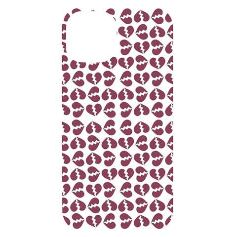 Love In Pieces Print Pattern Design iPhone 14 Black UV Print Case from ArtsNow.com Front