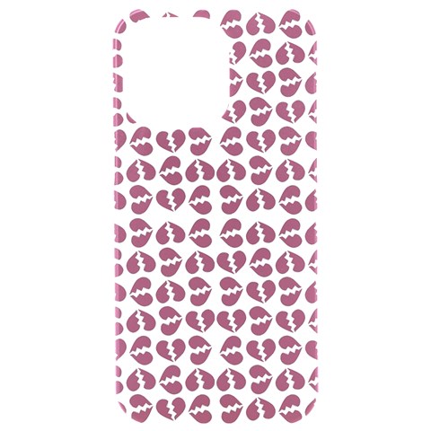 Love In Pieces Print Pattern Design iPhone 15 Pro Max Black UV Print PC Hardshell Case from ArtsNow.com Front