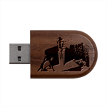 Img 1210 Wood Oval USB Flash Drive