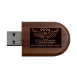 Img 1213 Wood Oval USB Flash Drive