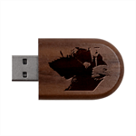 Img 1214 Wood Oval USB Flash Drive