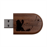 Img 1217 Wood Oval USB Flash Drive