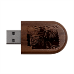 Img 1219 Wood Oval USB Flash Drive