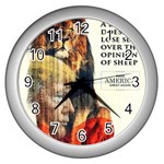 Img 1220 Wall Clock (Silver)