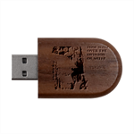 Img 1220 Wood Oval USB Flash Drive