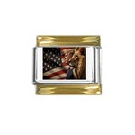 Img 1224 Gold Trim Italian Charm (9mm)