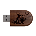 Img 1228 Wood Oval USB Flash Drive