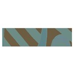 Earthbound Geometry Print Oblong Satin Scarf (16  x 60 )