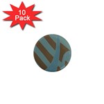 Earthbound Geometry Print 1  Mini Magnet (10 pack) 