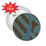 Earthbound Geometry Print 2.25  Buttons (10 pack) 