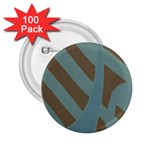 Earthbound Geometry Print 2.25  Buttons (100 pack) 