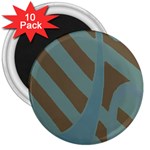 Earthbound Geometry Print 3  Magnets (10 pack) 