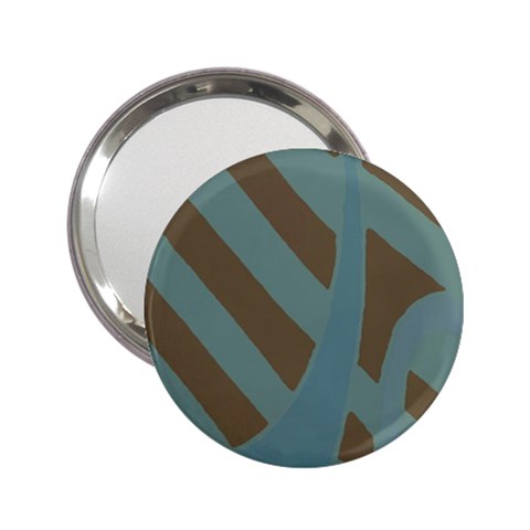 Earthbound Geometry Print 2.25  Handbag Mirrors from ArtsNow.com Front