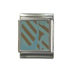 Earthbound Geometry Print Italian Charm (13mm)