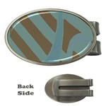 Earthbound Geometry Print Money Clips (Oval) 