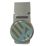 Earthbound Geometry Print Money Clips (Round) 