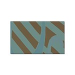 Earthbound Geometry Print Sticker (Rectangular)