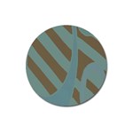 Earthbound Geometry Print Magnet 3  (Round)