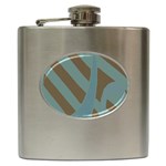 Earthbound Geometry Print Hip Flask (6 oz)