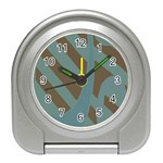 Earthbound Geometry Print Travel Alarm Clock