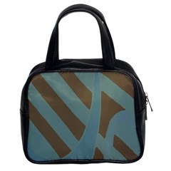 Earthbound Geometry Print Classic Handbag (Two Sides) from ArtsNow.com Front