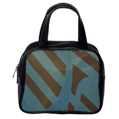 Earthbound Geometry Print Classic Handbag (Two Sides) from ArtsNow.com Back