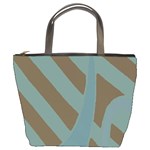 Earthbound Geometry Print Bucket Bag