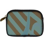 Earthbound Geometry Print Digital Camera Leather Case