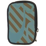 Earthbound Geometry Print Compact Camera Leather Case