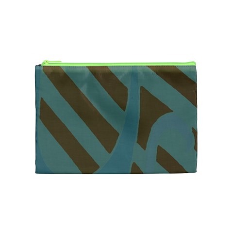 Earthbound Geometry Print Cosmetic Bag (Medium) from ArtsNow.com Front