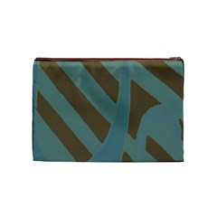 Earthbound Geometry Print Cosmetic Bag (Medium) from ArtsNow.com Front