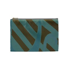 Earthbound Geometry Print Cosmetic Bag (Medium) from ArtsNow.com Front