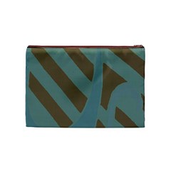 Earthbound Geometry Print Cosmetic Bag (Medium) from ArtsNow.com Back