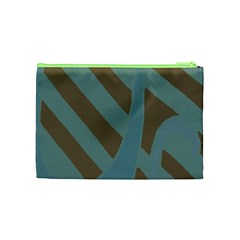 Earthbound Geometry Print Cosmetic Bag (Medium) from ArtsNow.com Back