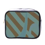 Earthbound Geometry Print Mini Toiletries Bag (One Side)